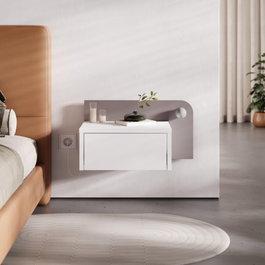 Hanah Home Dotta Blanco y Moca Claro con LED